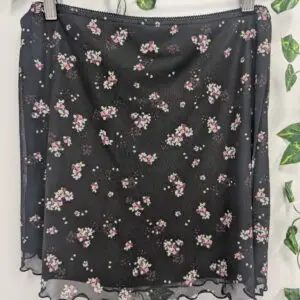 Flower Print Skirt