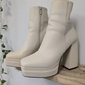 Bone White Boots