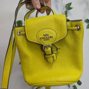 Lime Coach Backpack