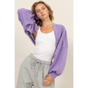 Oversized Lavender Shrug