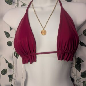 Burgundy Daisy Top